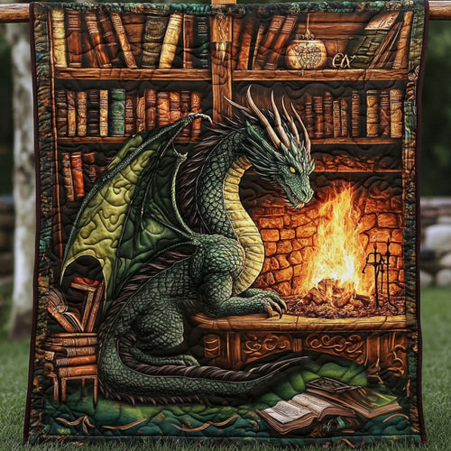 Fireside Spellkeeper Quilted Blanket