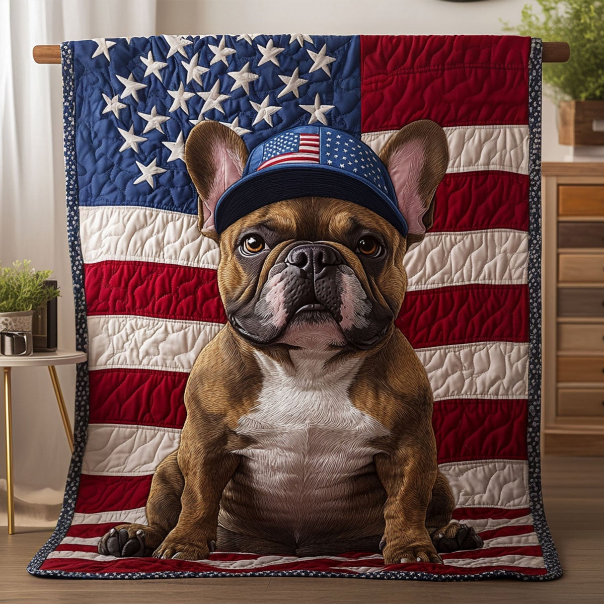 Flag Tail Pride Quilted Blanket