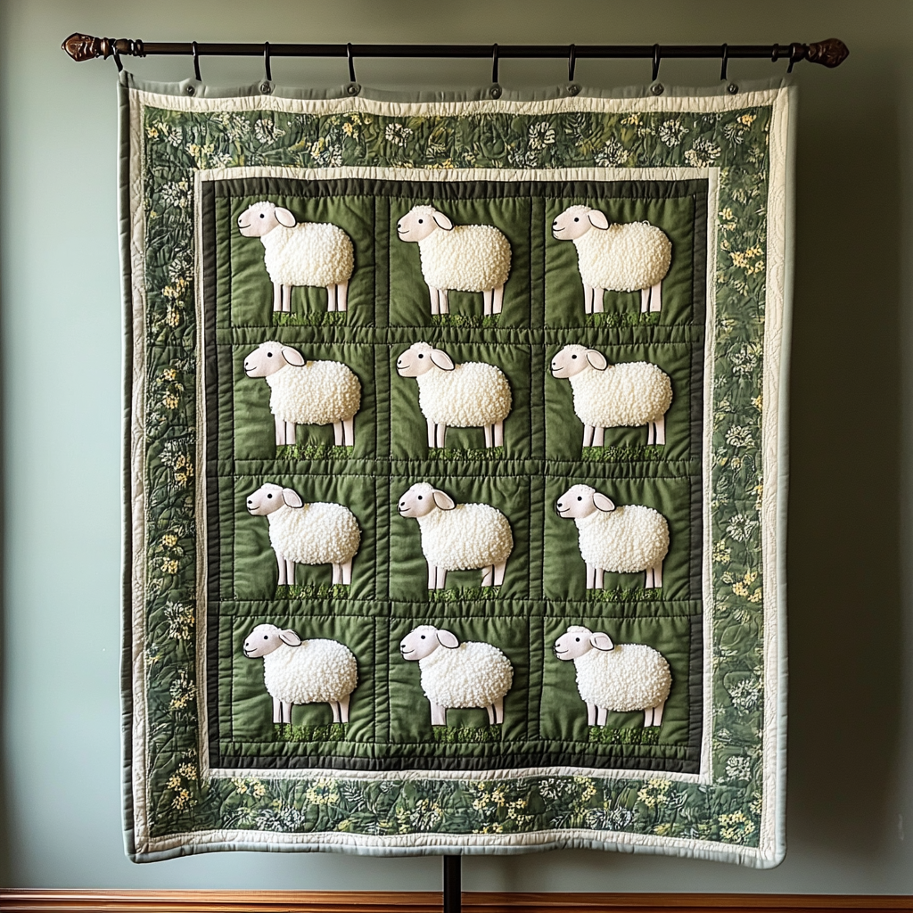 Fleece Frolic Quilted Blanket