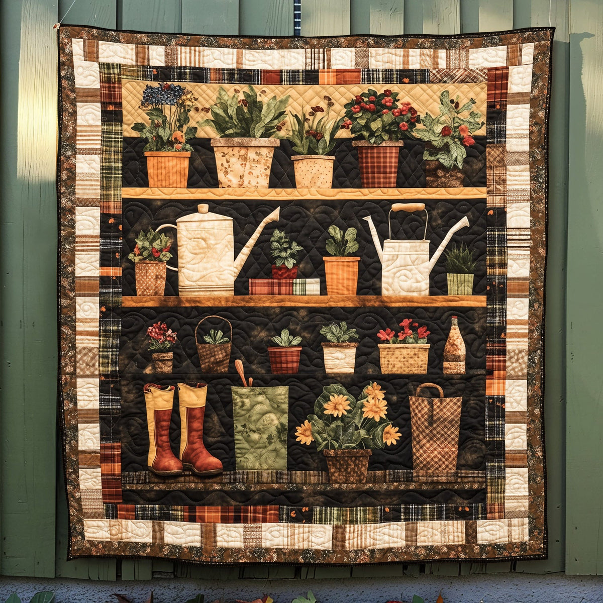 Flora & Fauna Quilted Blanket