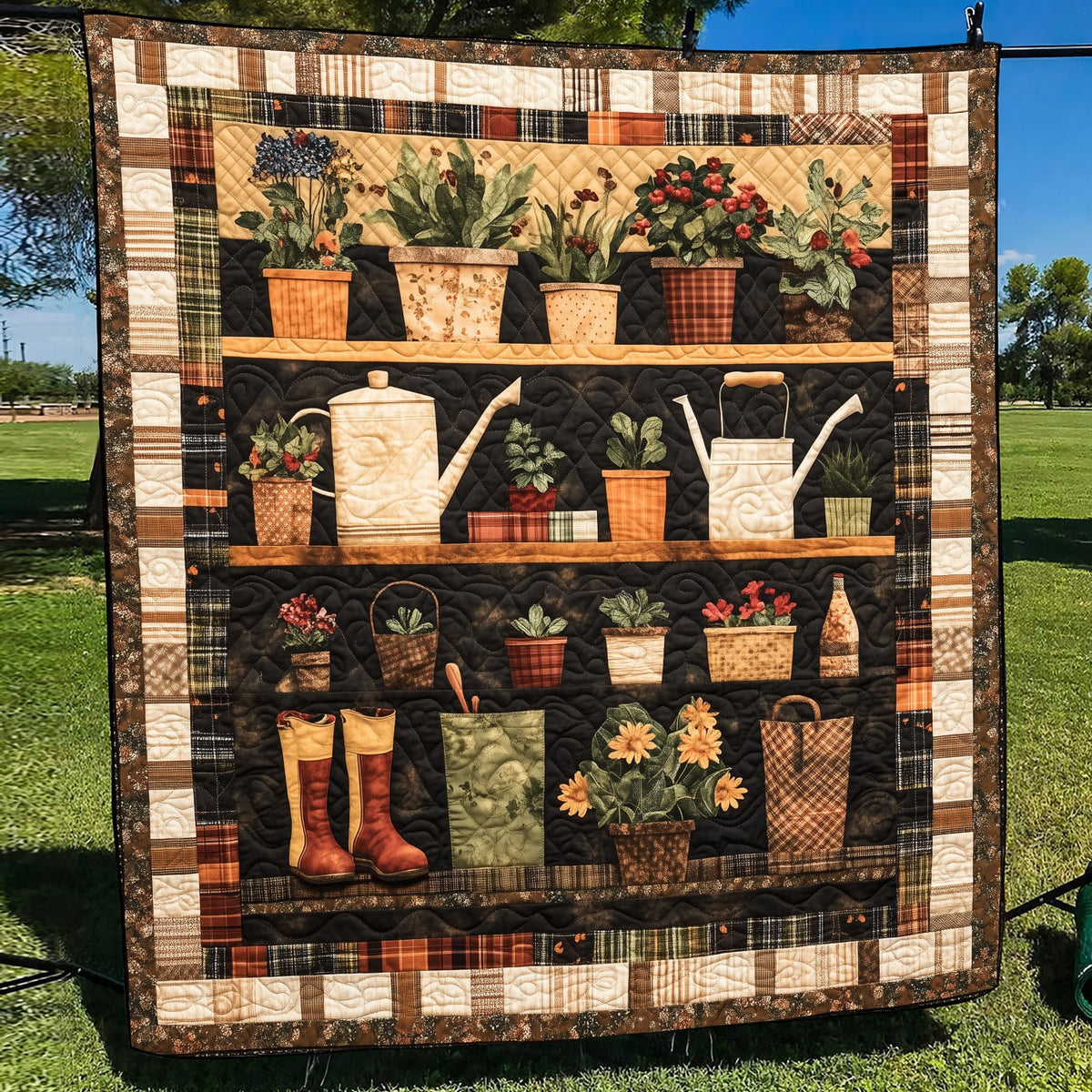 Flora & Fauna Quilted Blanket