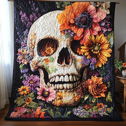 Floral Essence Quilted Blanket