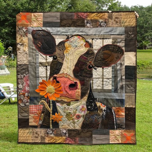 Floral Farmhouse Quilted Blanket