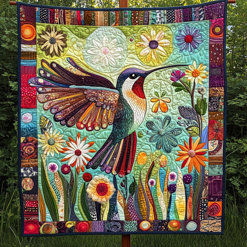 Floral Flurry Quilted Blanket