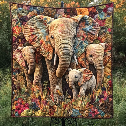 Floral Giants Quilted Blanket