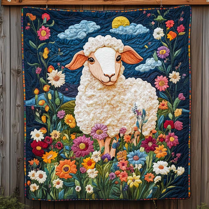Floral Pastures Quilted Blanket