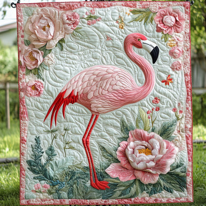 Floral Stroll Quilted Blanket