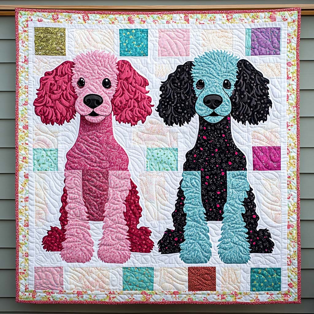 Fluffy Friend Quilted Blanket