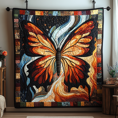 Flutter Garden Quilted Blanket