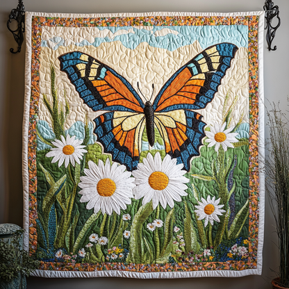 Flutter Wings Quilted Blanket