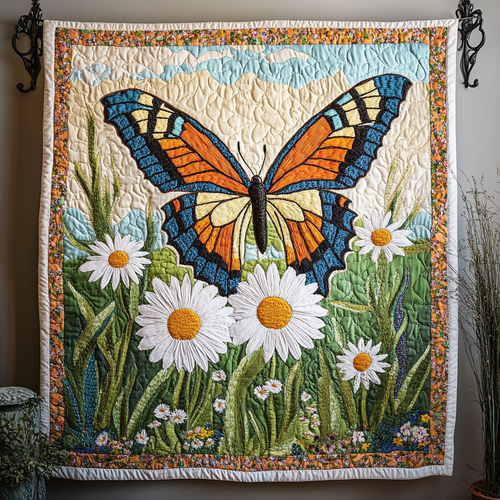 Flutter Wings Quilted Blanket