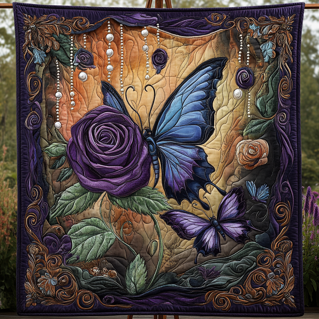 Fluttering Dreams Quilted Blanket