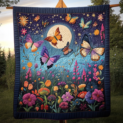 Fluttering Grace Quilted Blanket