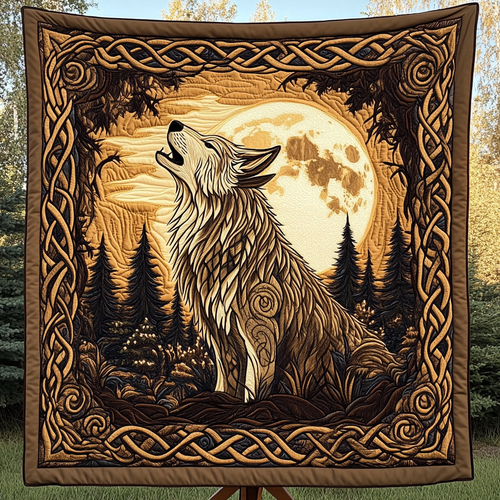 Forest Alpha Quilted Blanket