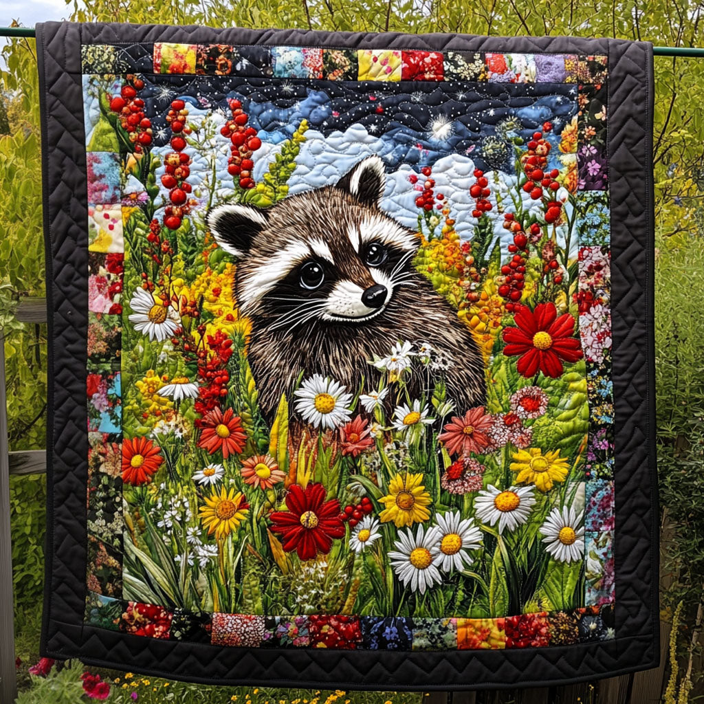Forest Bandit Quilted Blanket