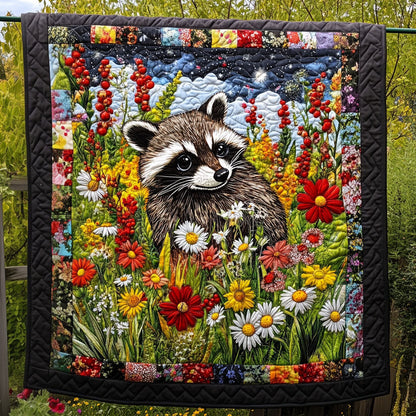Forest Bandit Quilted Blanket