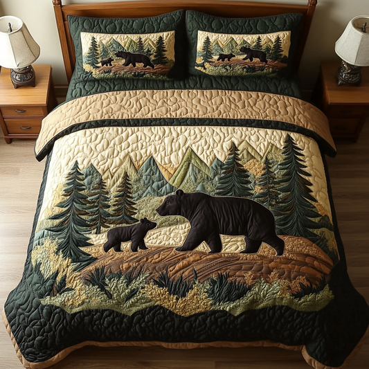 Forest Dreams 3-Piece Quilted Bedding Set