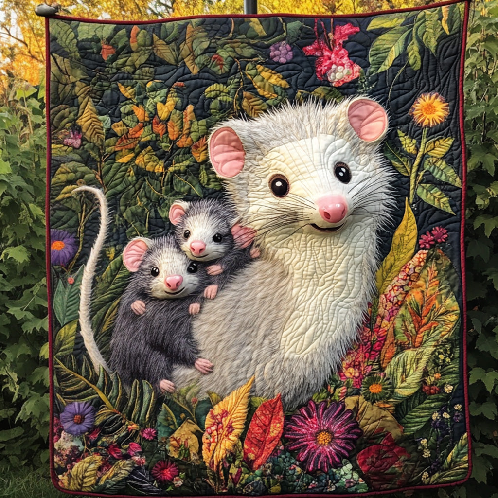 Forest Family Quilted Blanket