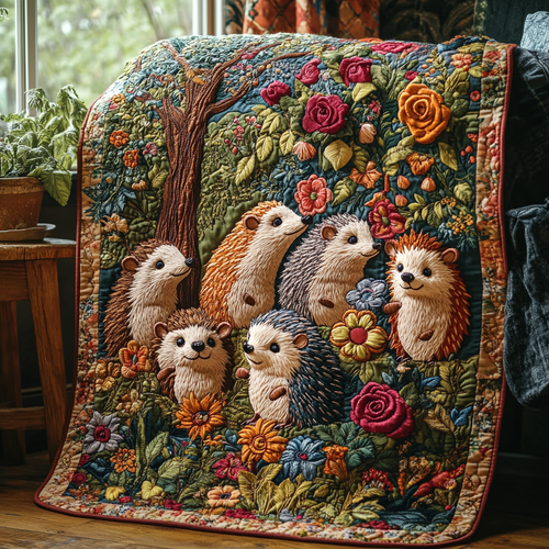 Forest Friend Quilted Blanket