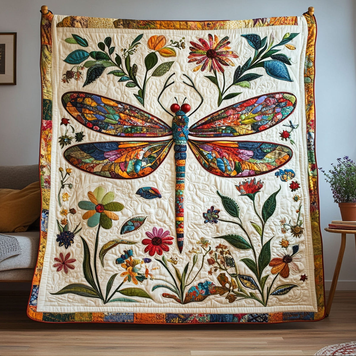 Forest Glider Quilted Blanket