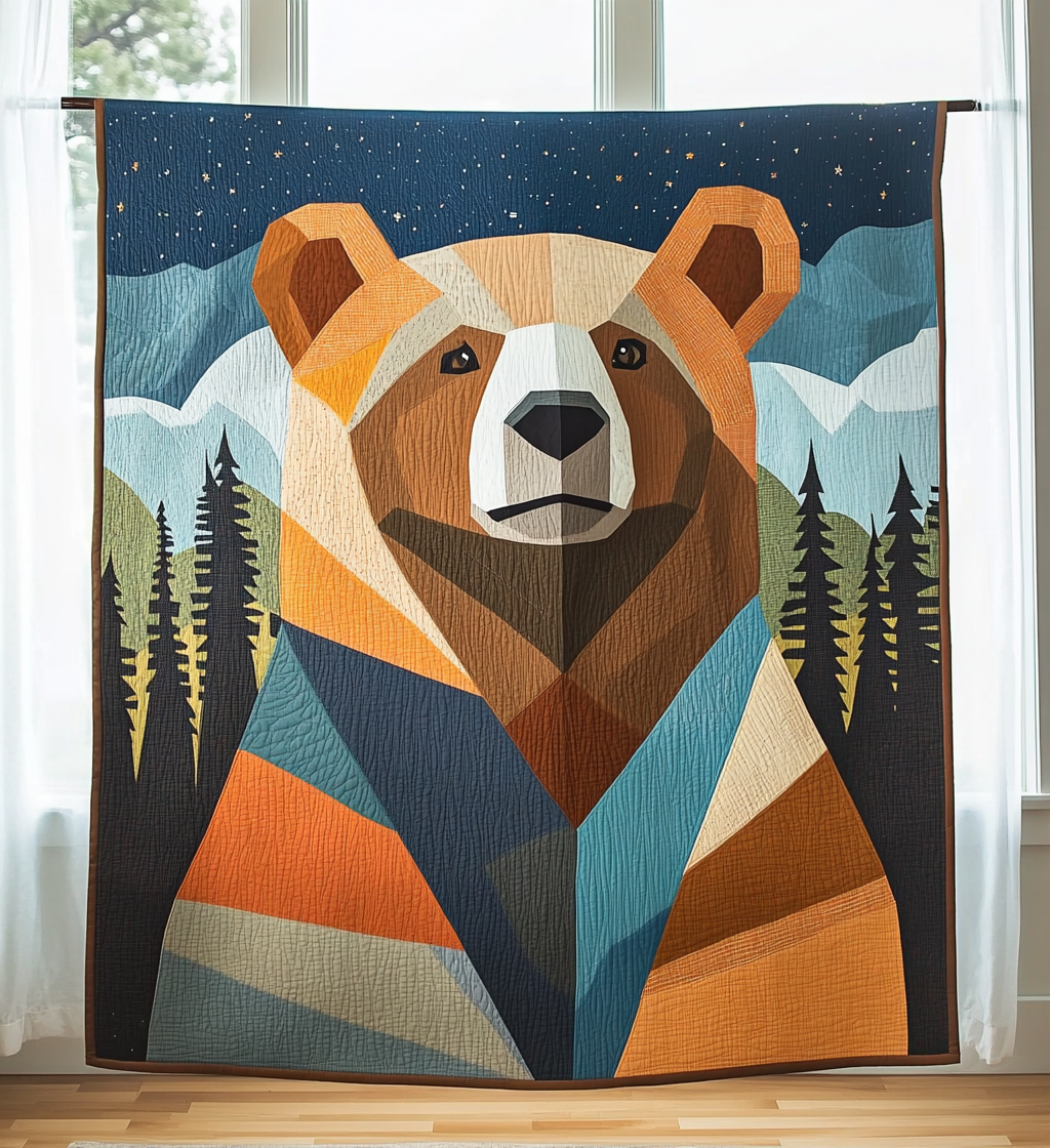 Forest Guardian Quilted Blanket