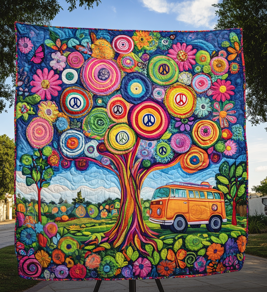 Forest Hideaway Quilted Blanket