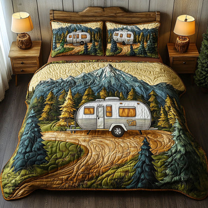 Forest Retreat 3-Piece Quilted Bedding Set