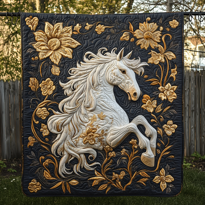 Forest Strider Quilted Blanket