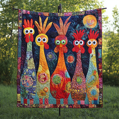 Fowl Play Quilted Blanket