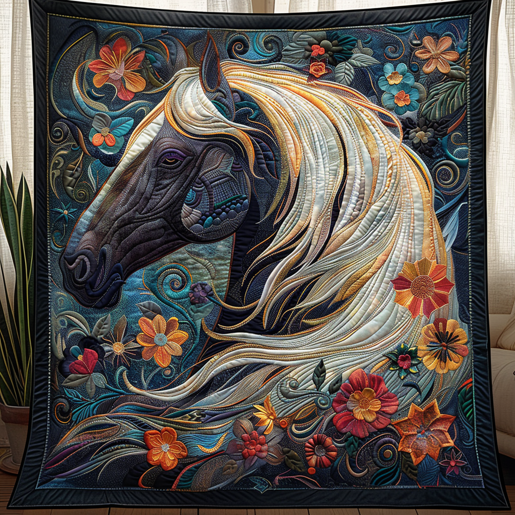 Free Rider Quilted Blanket