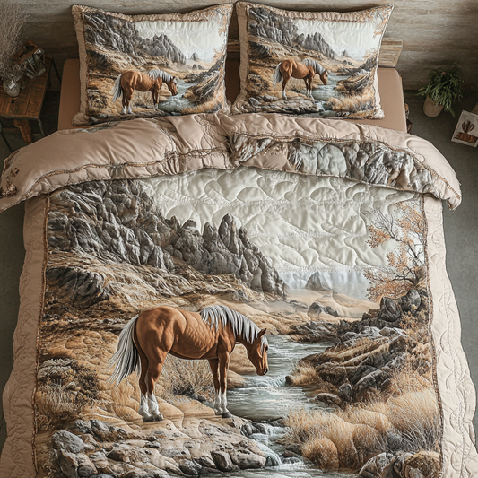 Freedom Ride 3-Piece Quilted Bedding Set
