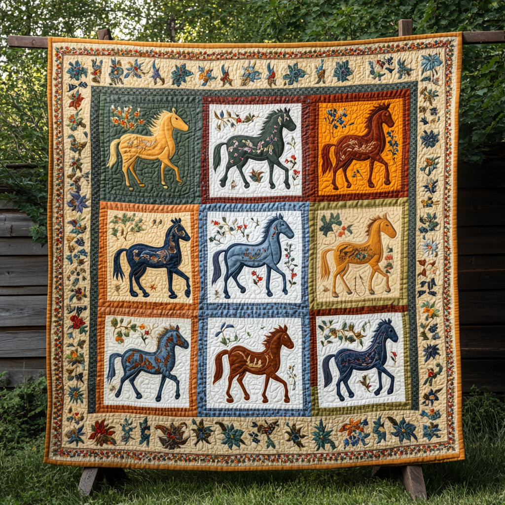 Freedom Rider Quilted Blanket