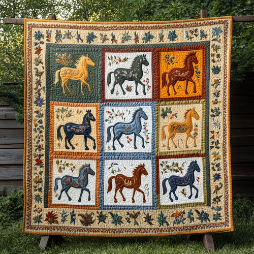 Freedom Rider Quilted Blanket