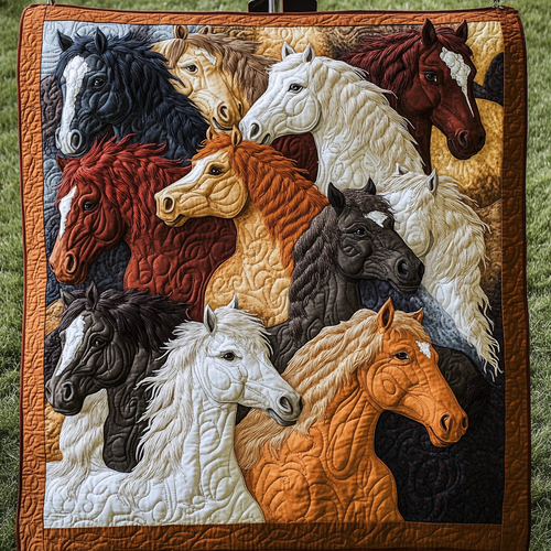 Freedom Run Quilted Blanket