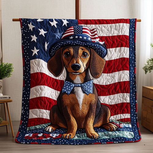 Freedom Tails Quilted Blanket