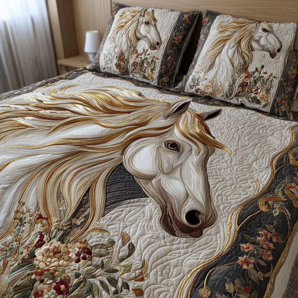 Freedom in Motion 3-Piece Quilted Bedding Set