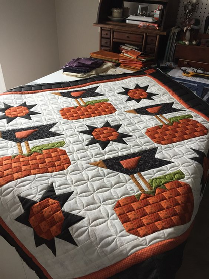 Fright Night Quilted Blanket