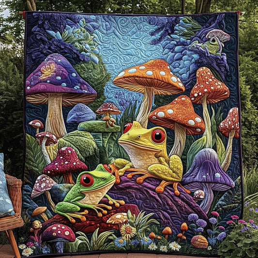 Frogverse Mirage Quilted Blanket