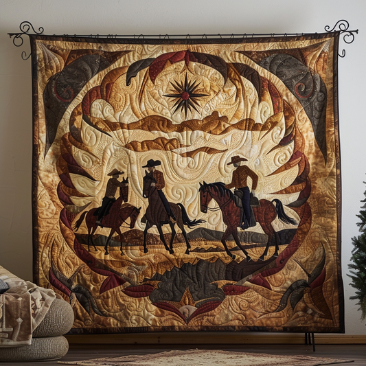 Frontier Dreams Quilted Blanket