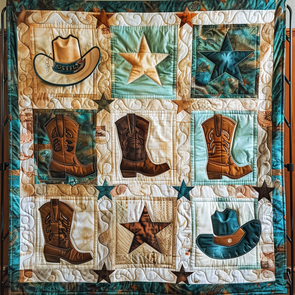 Frontier Elegance Quilted Blanket