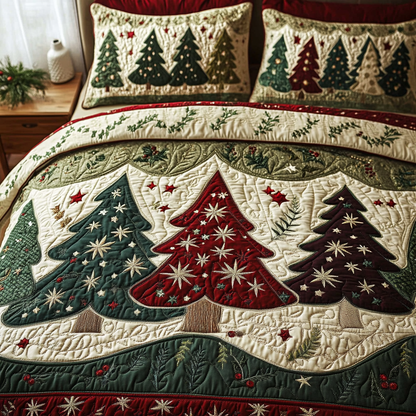 Frost Garden 3-Piece Quilted Bedding Set