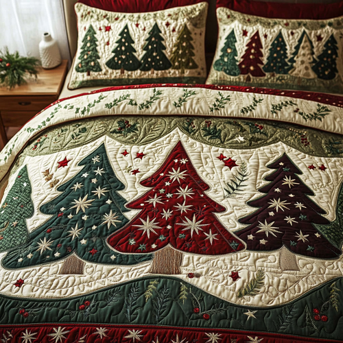 Frost Garden 3-Piece Quilted Bedding Set