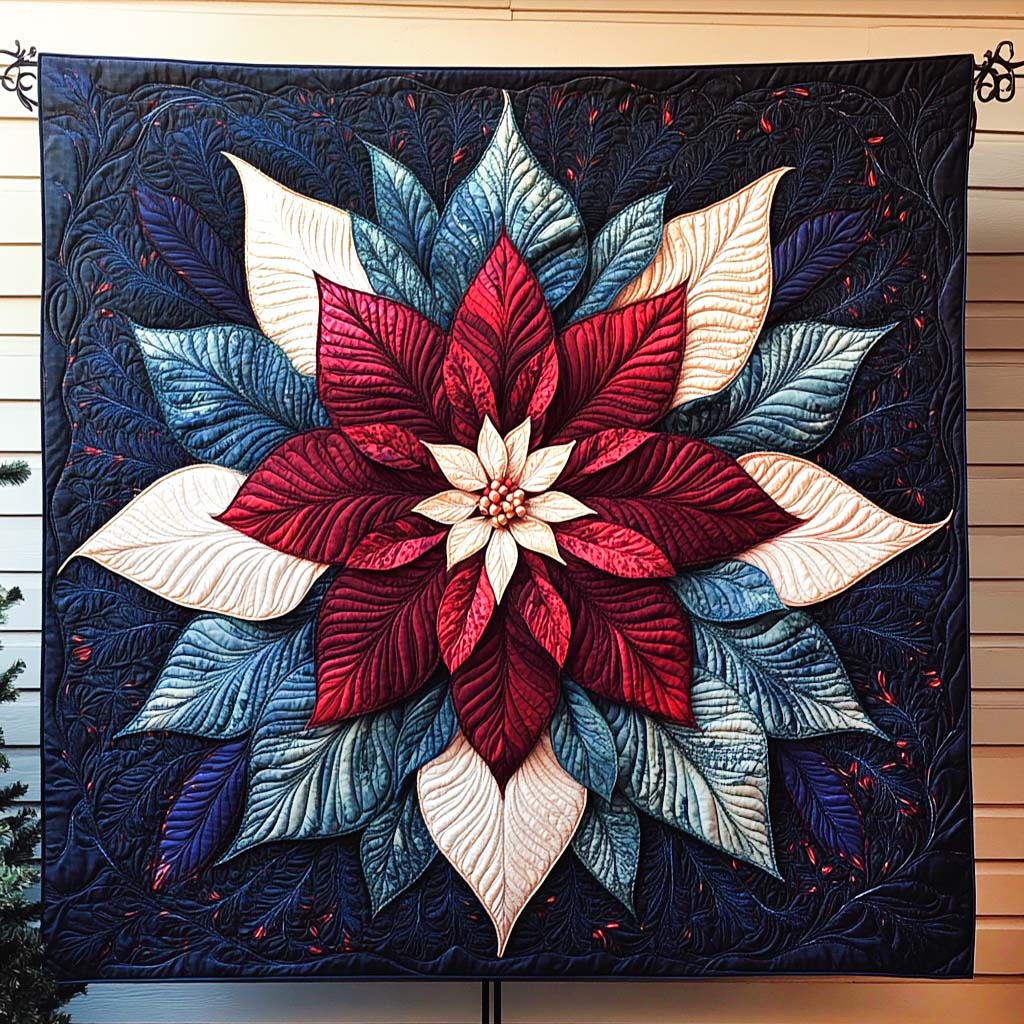 Frosted Flame Quilted Blanket