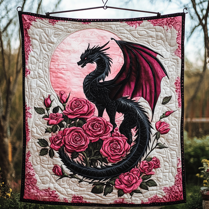 Frostwing Sentinel Quilted Blanket