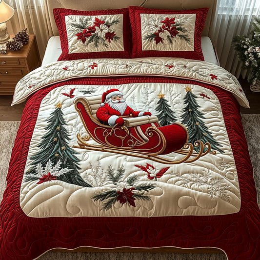 Frostys Enchanted Forest 3-Piece Quilted Bedding Set