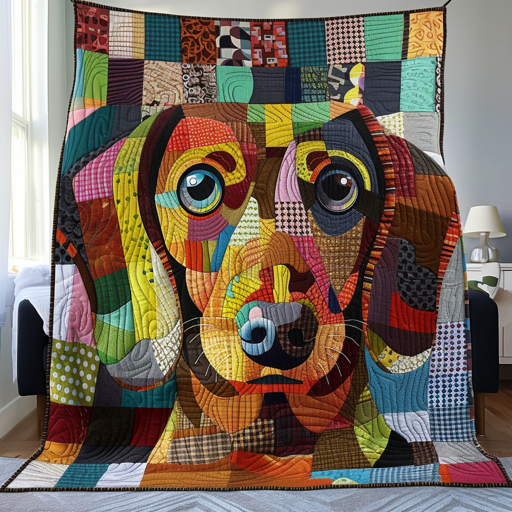 Furry Friend Quilted Blanket