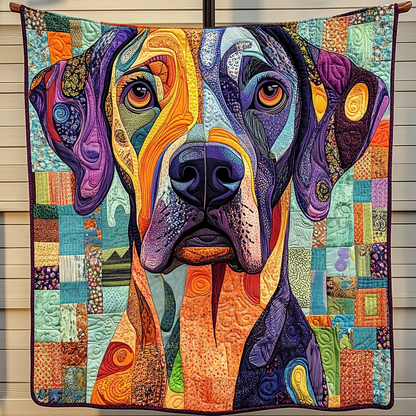 Furry Tapestry Quilted Blanket