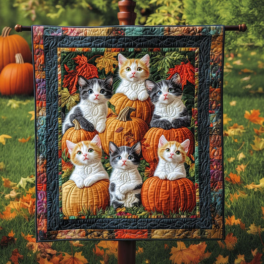 Furry Whisker Wishes Quilted Blanket