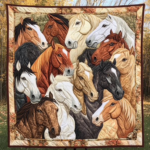Gallop Grace Quilted Blanket