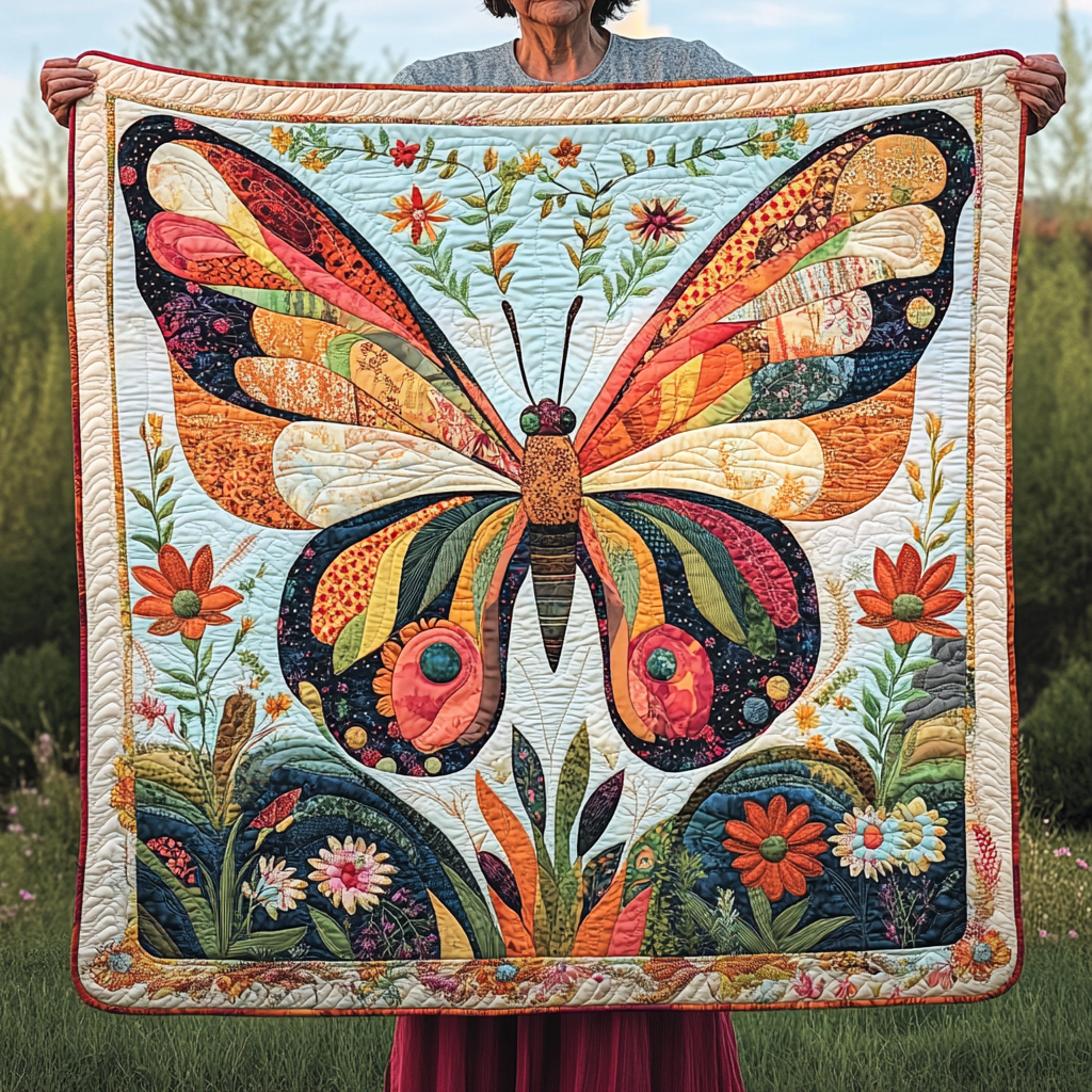 Garden Bloom Quilted Blanket